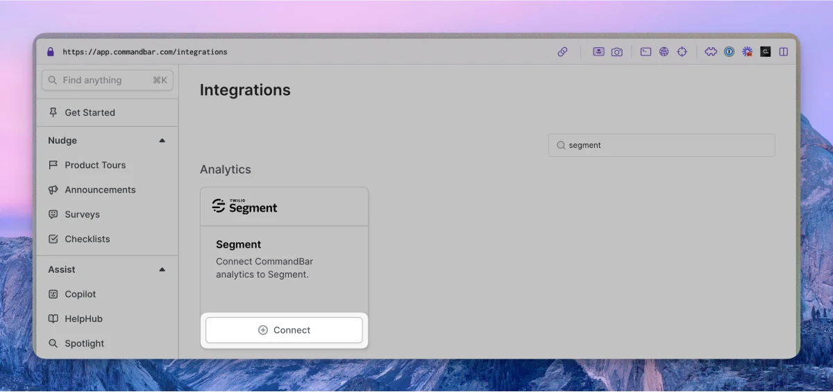 Segment integration card